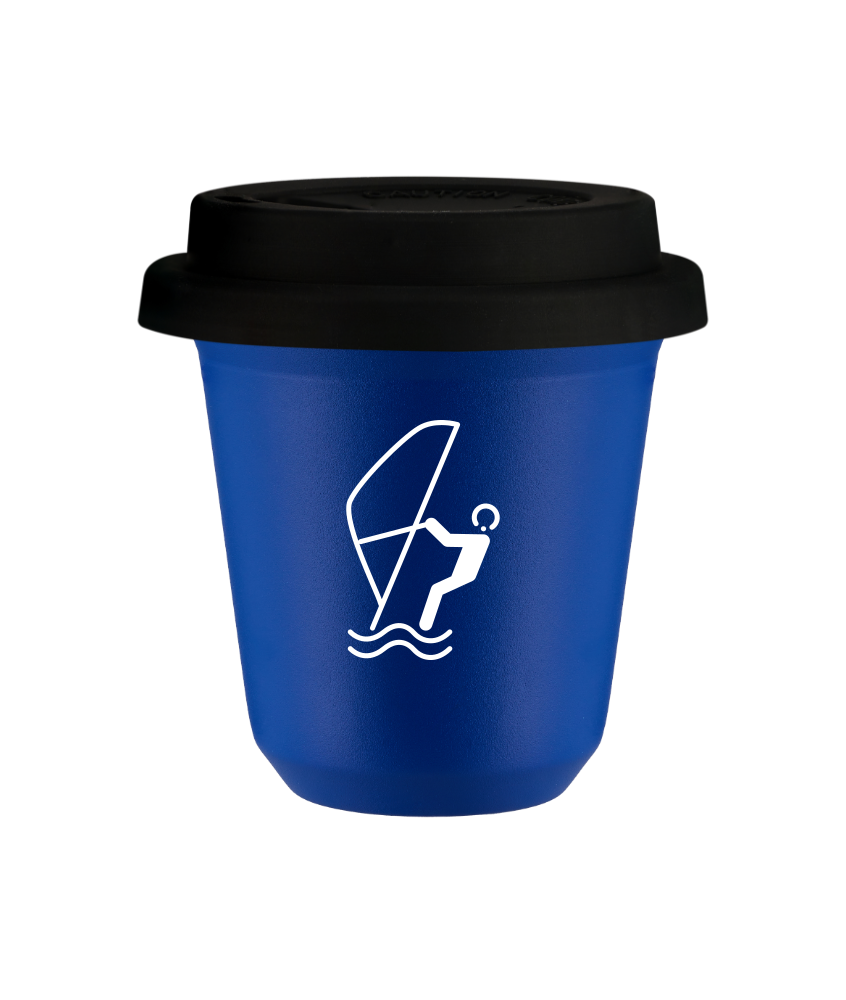 Kubek navy blue 150 ml, SPORTY WODNE (bialy) z pokrywka czarna kubek termiczny na kawe | 70,00 zł Kubek navy blue 150 ml, SPORTY WODNE (bialy) z pokrywka czarna kubek termiczny na kawe | 70,00 zł