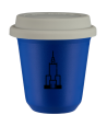 Kubek navy blue 150 ml, PALAC KULTURY I NAUKI z pokrywka biala kubek termiczny na kawe | 70,00 zł