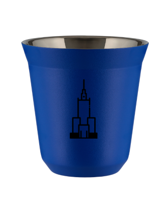 Kubek navy blue 150 ml, PALAC KULTURY I NAUKI (czarny)