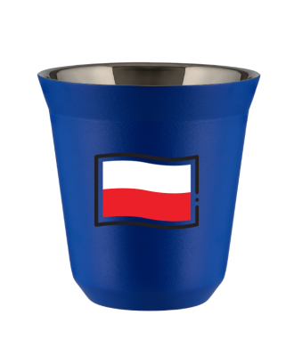 Kubek navy blue 150 ml, FLAGA POLSKI
