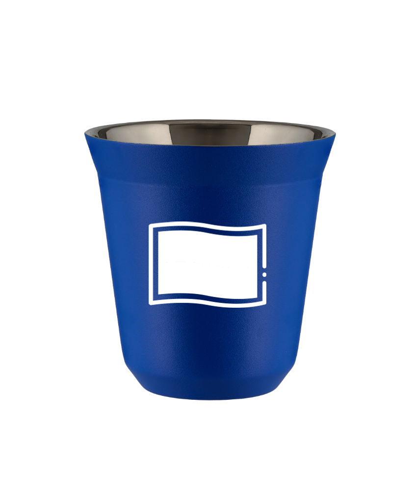 Kubek navy blue 150 ml, FLAGA POLSKI (bialy) kubek termiczny na kawe | 70,00 zł