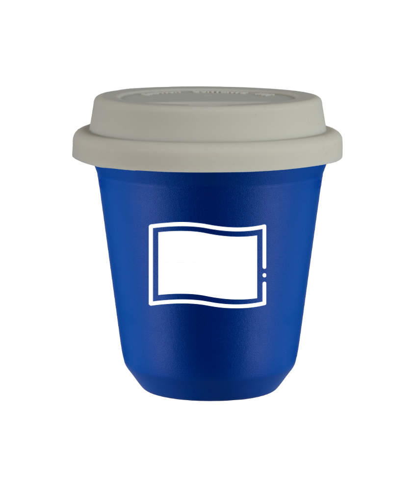 Kubek navy blue 150 ml, FLAGA POLSKI (bialy) z pokrywka biala kubek termiczny na kawe | 75,00 zł Kubek navy blue 150 ml, FLAGA POLSKI (bialy) z pokrywka biala kubek termiczny na kawe | 75,00 zł