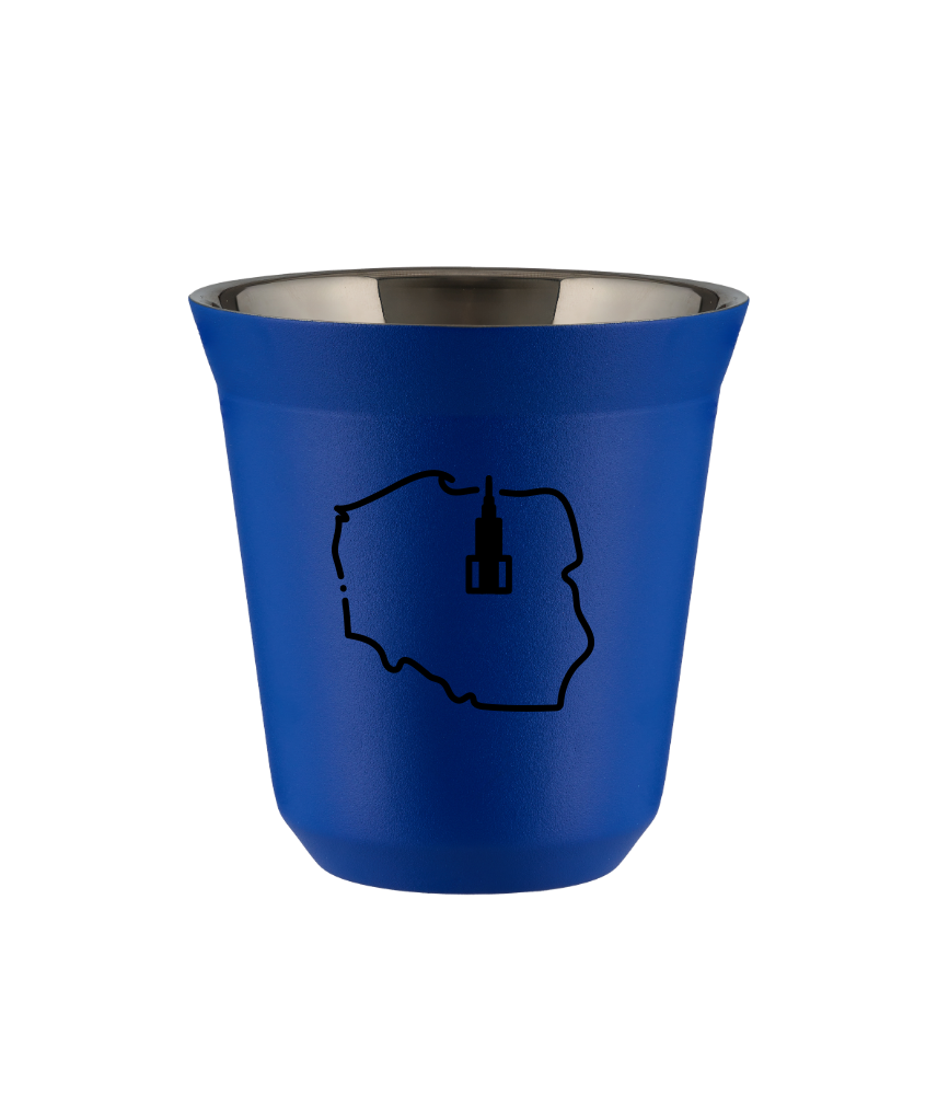 Kubek navy blue 150 ml, POLSKA kubek termiczny na kawe | 70,00 zł Kubek navy blue 150 ml, POLSKA kubek termiczny na kawe | 70,00 zł