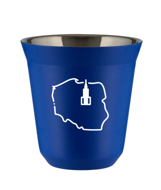Kubek navy blue 150 ml, POLSKA (bialy)