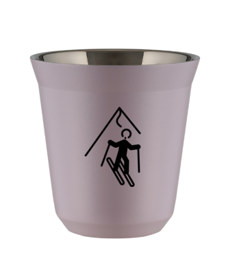 Kubek 150 ml LAWENDOWY "Narciarstwo" Kubek 150 ml LAWENDOWY "Narciarstwo"