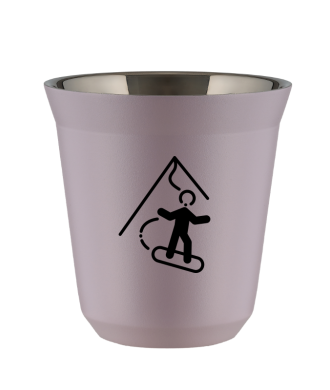 Kubek 150 ml LAWENDOWY "Snowboard" Kubek 150 ml LAWENDOWY "Snowboard"