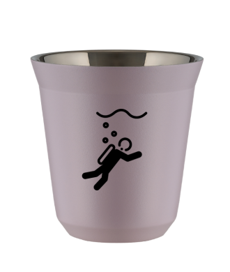 Kubek 150 ml LAWENDOWY "Nurkowanie" Kubek 150 ml LAWENDOWY "Nurkowanie"