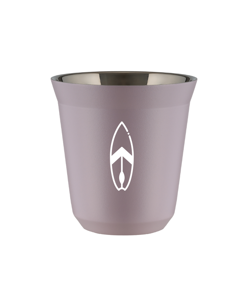 Kubek 150 ml LAWENDOWY "Deska (biały)"