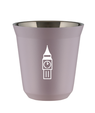 Kubek 150 ml LAWENDOWY "BIG BEN (biały)" Kubek 150 ml LAWENDOWY "BIG BEN (biały)"