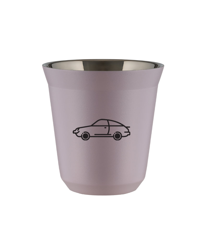 Kubek 150 ml LAWENDOWY "Samochód"