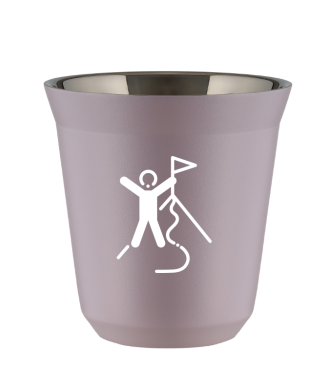 Kubek 150 ml LAWENDOWY "Wspinaczka 1 (biały)" Kubek 150 ml LAWENDOWY "Wspinaczka 1 (biały)"
