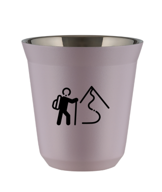 Kubek 150 ml LAWENDOWY "Wspinaczka 2" Kubek 150 ml LAWENDOWY "Wspinaczka 2"