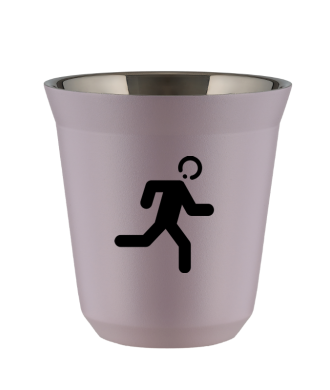 Kubek 150 ml LAWENDOWY "Biegacz" Kubek 150 ml LAWENDOWY "Biegacz"