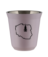 Kubek lawendowy 150 ml, POLSKA (czarny) kubek termiczny na kawe | 70,00 zł