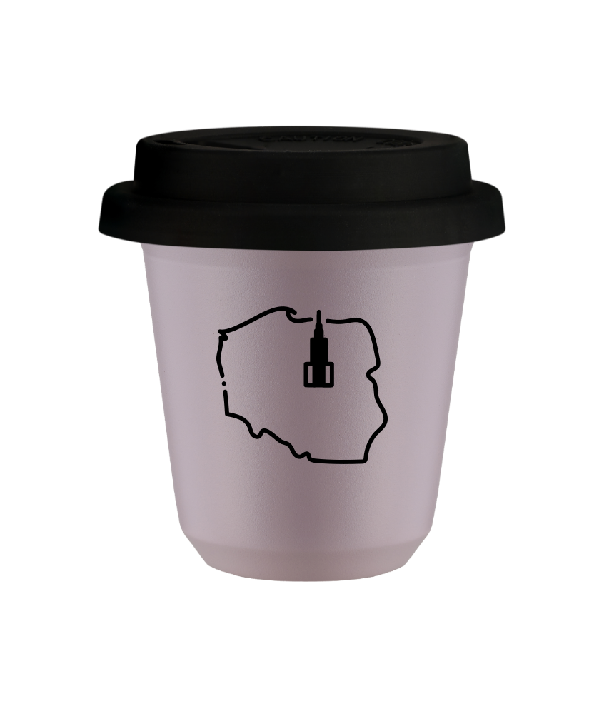 Kubek lawendowy 150 ml, POLSKA (czarny) z pokrywka czarna kubek termiczny na kawe | 75,00 zł Kubek lawendowy 150 ml, POLSKA (czarny) z pokrywka czarna kubek termiczny na kawe | 75,00 zł