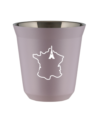 Kubek 150 ml LAWENDOWY "Francja (biały)" Kubek 150 ml LAWENDOWY "Francja (biały)"