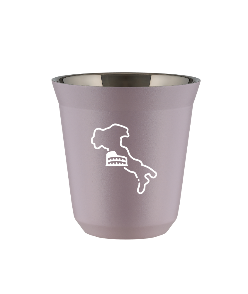 Kubek 150 ml LAWENDOWY "Włochy (biały)"