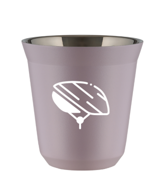 Kubek 150 ml LAWENDOWY "Kask (biały)" Kubek 150 ml LAWENDOWY "Kask (biały)"
