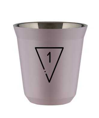 Kubek 150 ml LAWENDOWY "1 (czarny)" Kubek 150 ml LAWENDOWY "1 (czarny)"