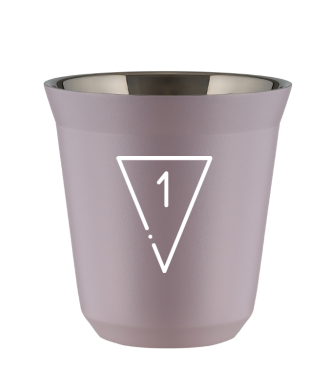 Kubek 150 ml LAWENDOWY "1 (biały)" Kubek 150 ml LAWENDOWY "1 (biały)"