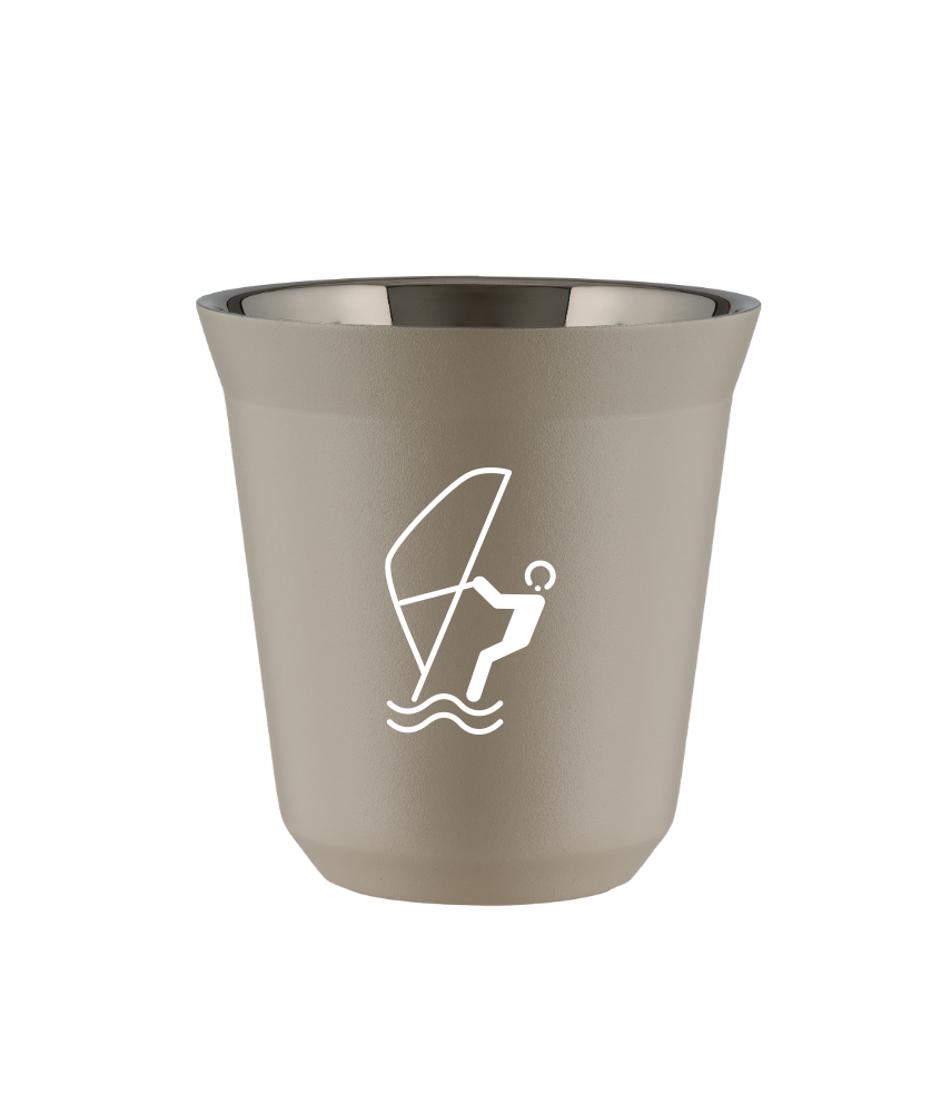 Kubek natural beige 150 ml, SPORTY WODNE (bialy) kubek termiczny na kawe | 65,00 zł