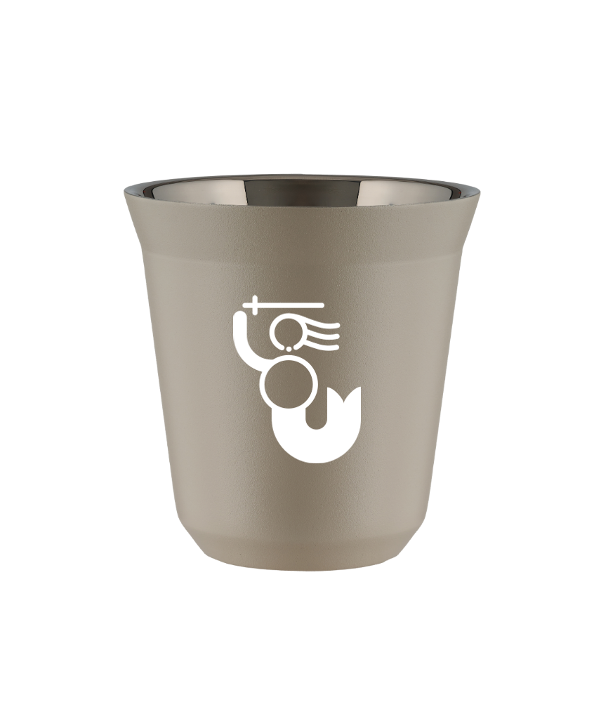 Kubek natural beige 150 ml, WARSZAWSKA SYRENKA (bialy) kubek termiczny na kawe | 65,00 zł Kubek natural beige 150 ml, WARSZAWSKA SYRENKA (bialy) kubek termiczny na kawe | 65,00 zł