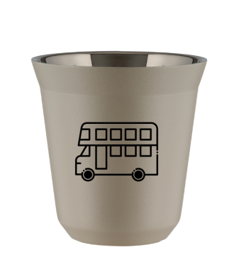 Kubek 150 ml BEŻOWY "Autobus" Kubek 150 ml BEŻOWY "Autobus"