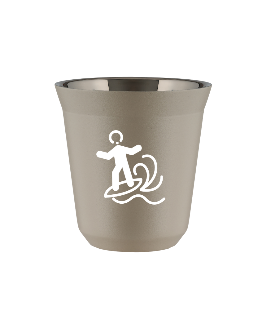 Kubek 150 ml BEŻOWY "Windsurfing (biały)"