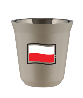 Kubek natural beige 150 ml, FLAGA POLSKI