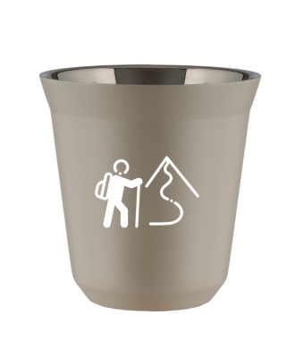 Kubek 150 ml BEŻOWY "Wspinaczka 2 (biały)" Kubek 150 ml BEŻOWY "Wspinaczka 2 (biały)"