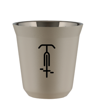 Kubek 150 ml BEŻOWY "Kolarstwo 1 (czarny)" Kubek 150 ml BEŻOWY "Kolarstwo 1 (czarny)"