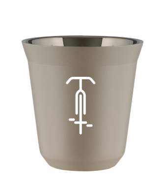 Kubek 150 ml BEŻOWY "Kolarstwo 1 (biały)" Kubek 150 ml BEŻOWY "Kolarstwo 1 (biały)"