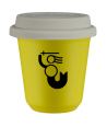 Kubek canary yellow 150 ml, WARSZAWSKA SYRENKA z pokrywka biala kubek termiczny na kawe | 70,00 zł