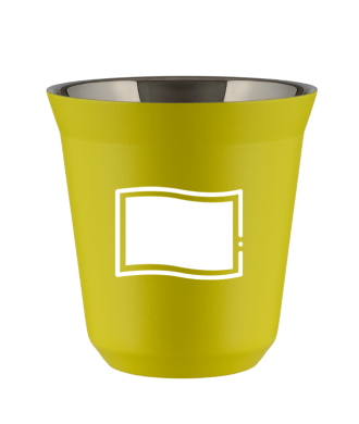Kubek canary yellow 150 ml, FLAGA POLSKI (bialy)