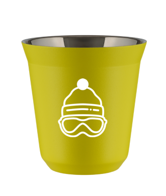Kubek canary yellow 150 ml, CZAPKA (bialy)