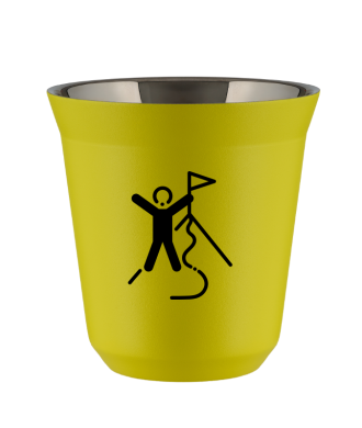 Kubek canary yellow 150 ml, WSPINACZKA 1 (czarny)