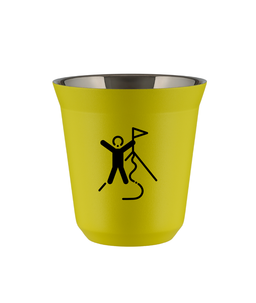 Kubek canary yellow 150 ml, WSPINACZKA 1 (czarny) kubek termiczny na kawe | 70,00 zł