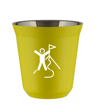 Kubek canary yellow 150 ml, WSPINACZKA 1 (bialy)