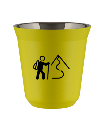 Kubek canary yellow 150 ml, WSPINACZKA 2 (czarny)