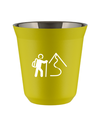 Kubek canary yellow 150 ml, WSPINACZKA 2 (bialy)
