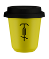 Kubek canary yellow 150 ml, KOLARSTWO 1 z pokrywka czarna kubek termiczny na kawe | 75,00 zł