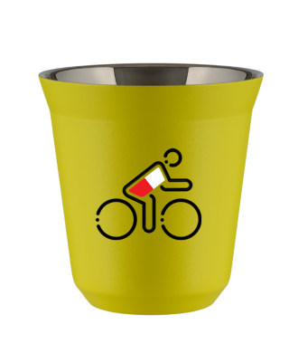 Kubek canary yellow 150 ml, KOLARZ W POLSKICH BARWACH