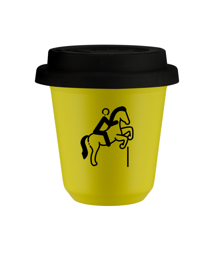Kubek canary yellow 150 ml, JEZDZIECTWO 1 z pokrywka czarna kubek termiczny na kawe | 75,00 zł Kubek canary yellow 150 ml, JEZDZIECTWO 1 z pokrywka czarna kubek termiczny na kawe | 75,00 zł