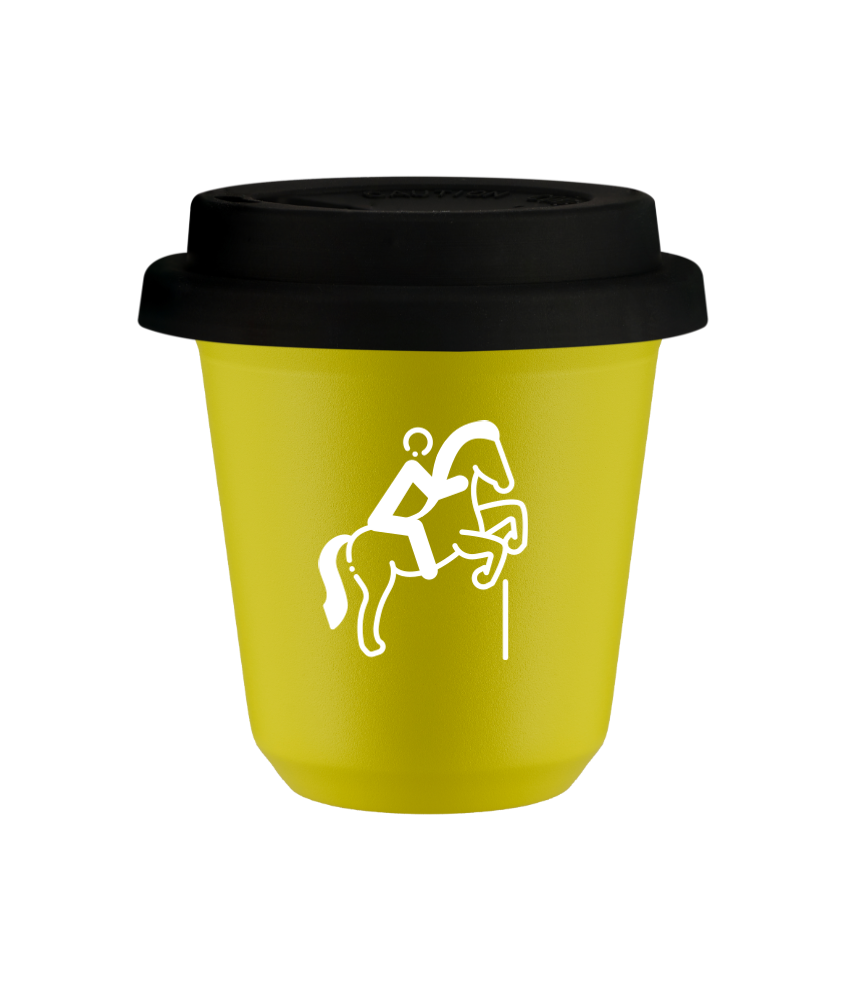 Kubek canary yellow 150 ml, JEZDZIECTWO 1 (bialy) z pokrywka czarna kubek termiczny na kawe | 75,00 zł Kubek canary yellow 150 ml, JEZDZIECTWO 1 (bialy) z pokrywka czarna kubek termiczny na kawe | 75,00 zł