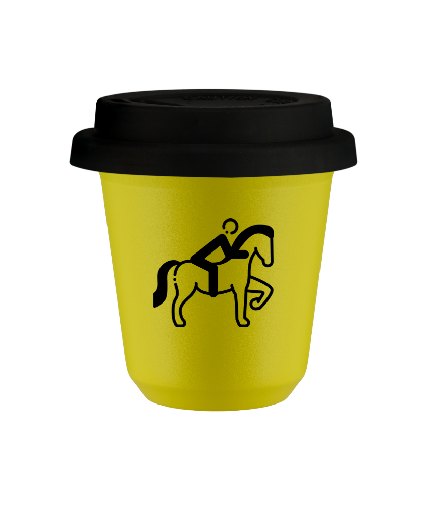 Kubek canary yellow 150 ml, JEZDZIECTWO 2 z pokrywka czarna kubek termiczny na kawe | 75,00 zł Kubek canary yellow 150 ml, JEZDZIECTWO 2 z pokrywka czarna kubek termiczny na kawe | 75,00 zł