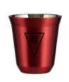 Kubek czerwony 80 ml, 42 kubek termiczny na kawe | 65,00 zł