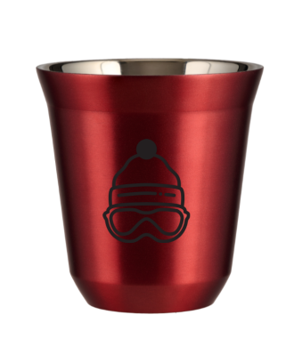 Kubek czerwony 80 ml, CZAPKA