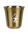 Kubek złoty 80 ml, SNOWBOARD (biały) kubek termiczny na kawe | 65,00 zł
