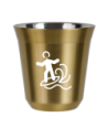 Kubek złoty 80 ml, WINDSURFING (biały) kubek termiczny na kawe | 65,00 zł