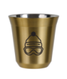 Kubek złoty 80 ml, CZAPKA (czarny) kubek termiczny na kawe | 65,00 zł